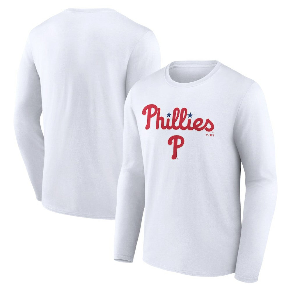 Philadelphia Phillies Team Lockup Long Sleeve T-Shirt - MLB