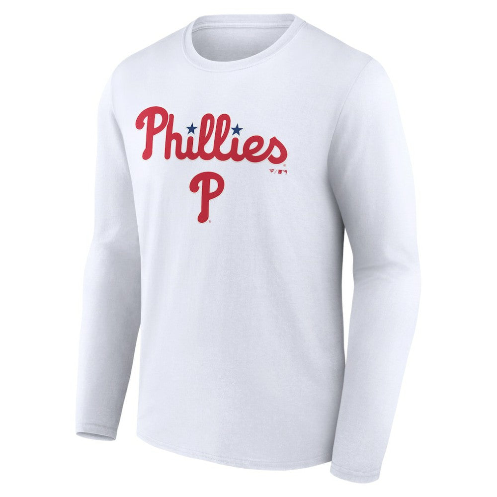 Philadelphia Phillies Team Lockup Long Sleeve T-Shirt - MLB