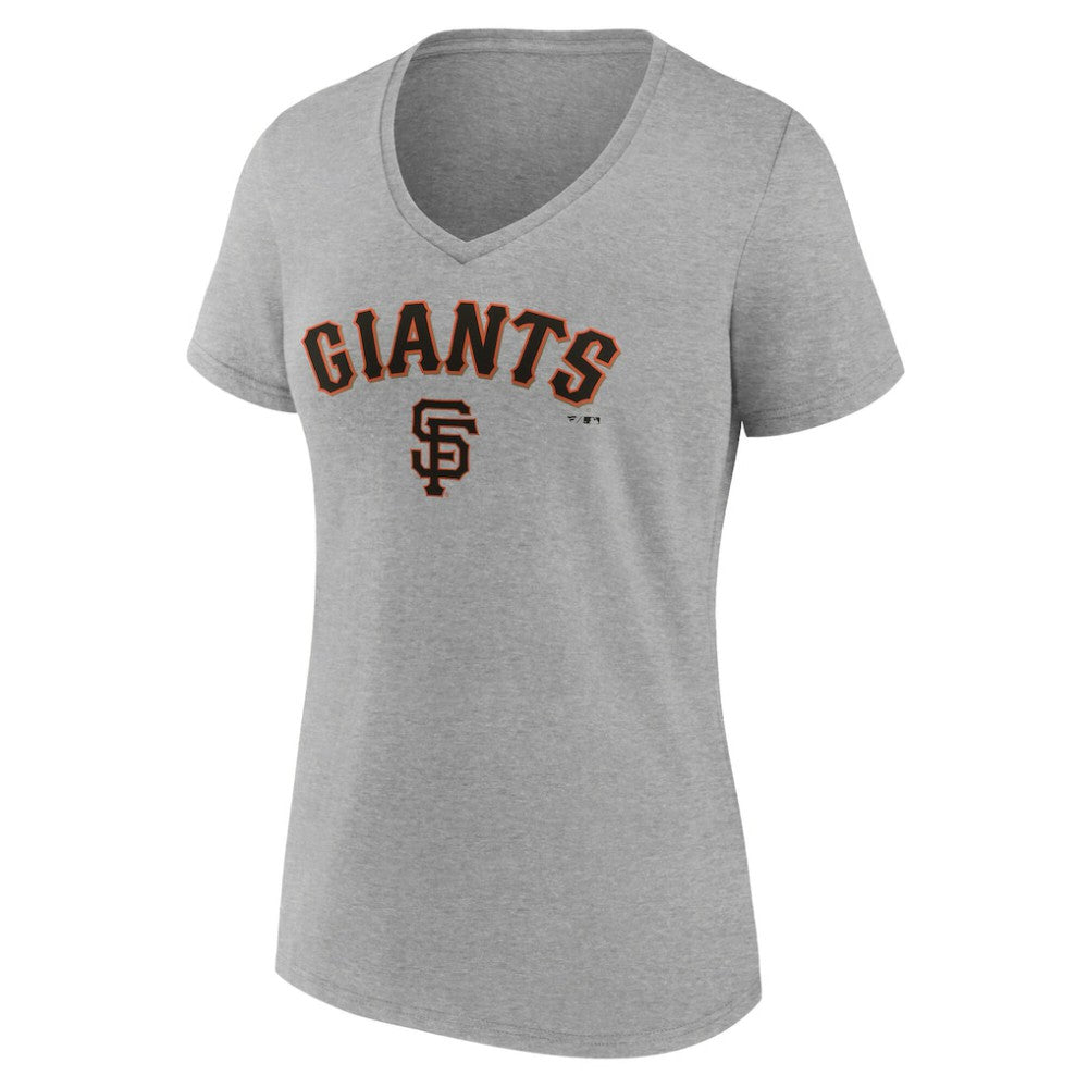 San Francisco Giants Women's Team Lockup V-Neck T-Shirt - MLB