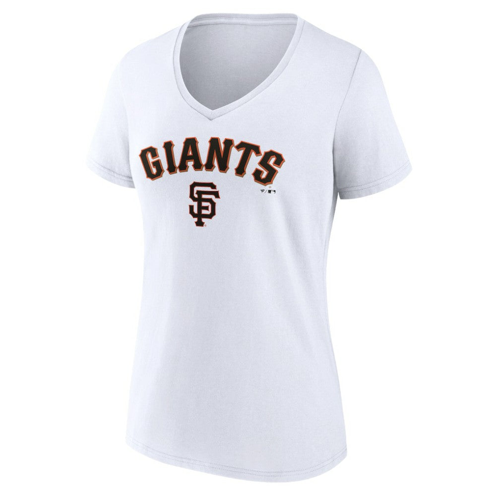 San Francisco Giants Women's Team Lockup V-Neck T-Shirt - MLB