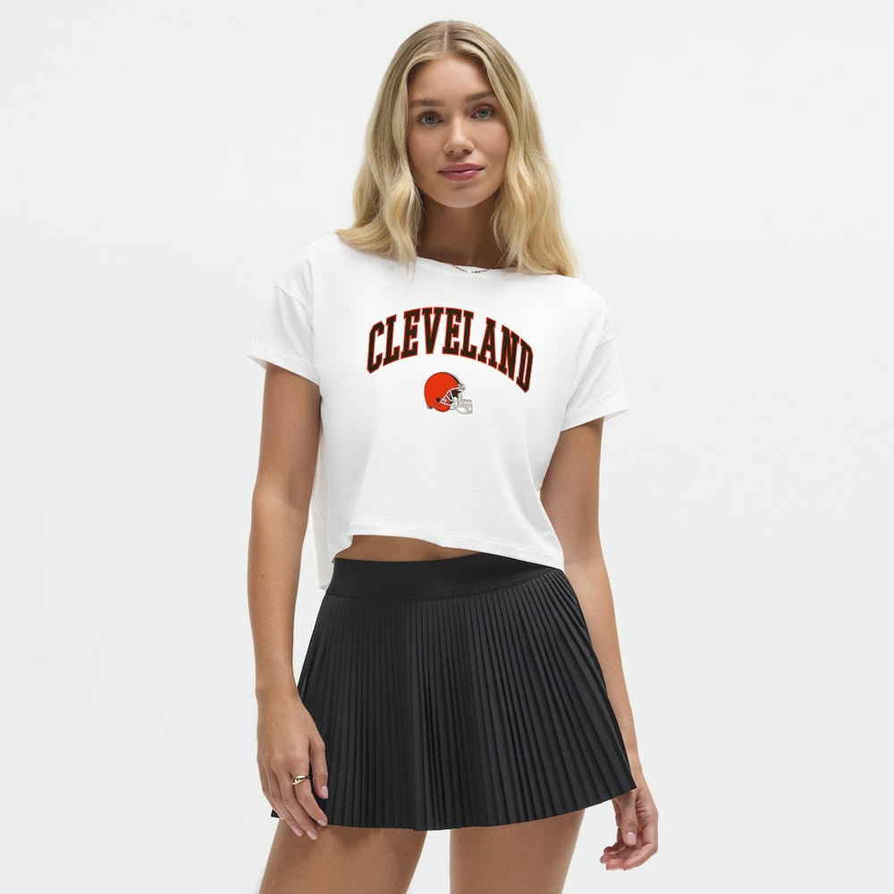 Cleveland Browns lululemon Women's Cates T-Shirt White | NFL