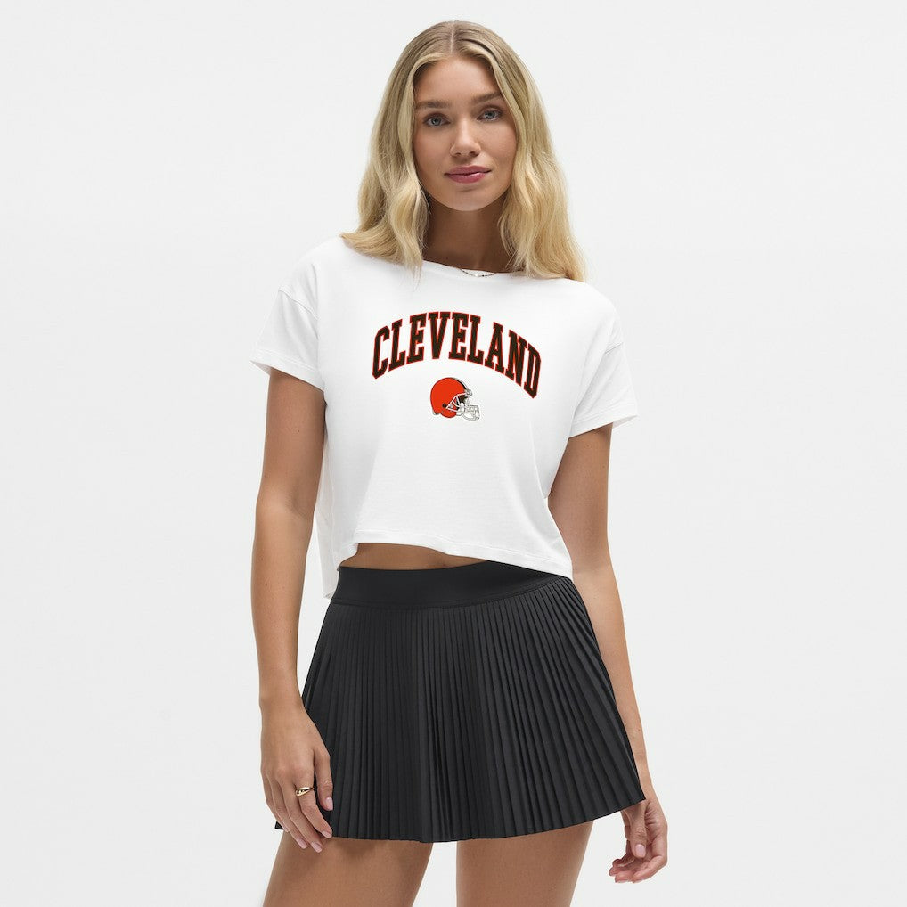 Cleveland Browns lululemon Women's Cates T-Shirt White | NFL
