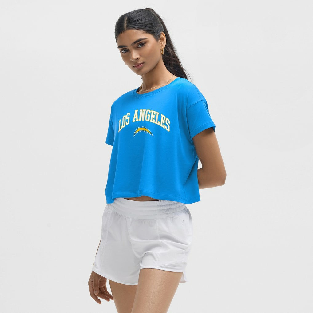 Los Angeles Chargers lululemon Women's Cates T-Shirt Beaming Blue | NFL