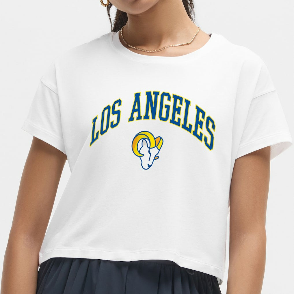 Los Angeles Rams lululemon Women's Cates T-Shirt White | NFL