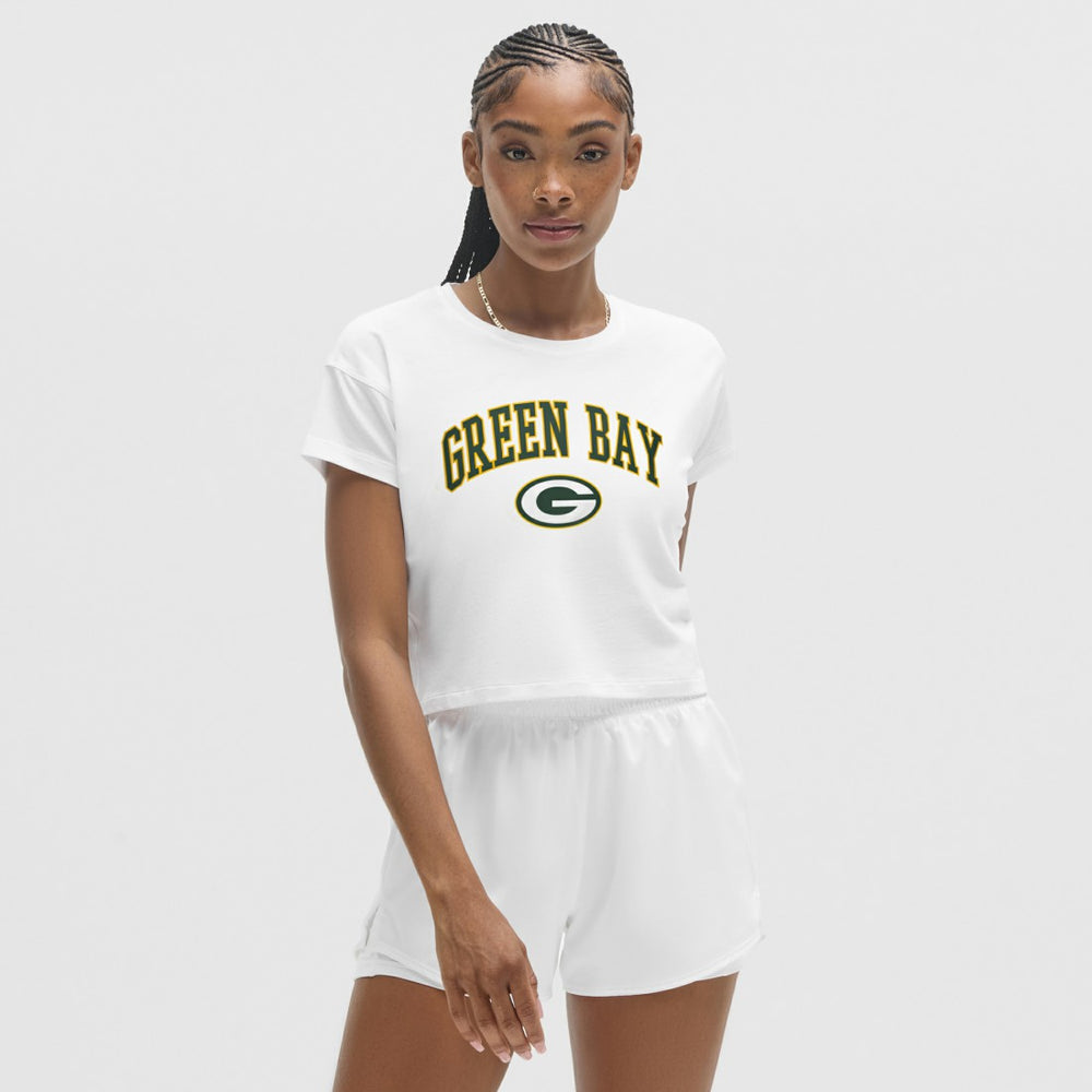 Green Bay Packers lululemon Women's Cates T-Shirt White | NFL