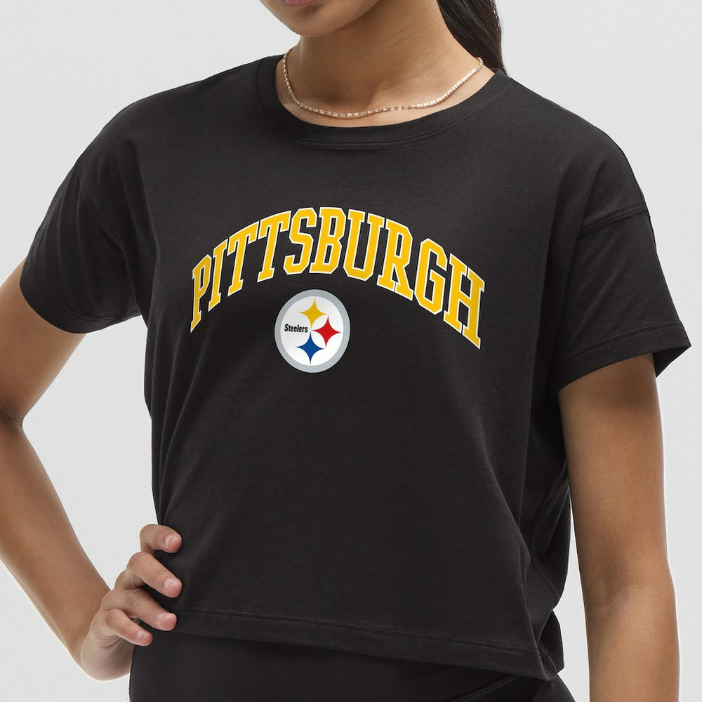 Pittsburgh Steelers lululemon Women's Cates T-Shirt Black | NFL