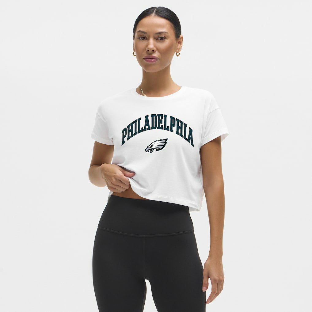 Philadelphia Eagles lululemon Women's Cates T-Shirt White | NFL