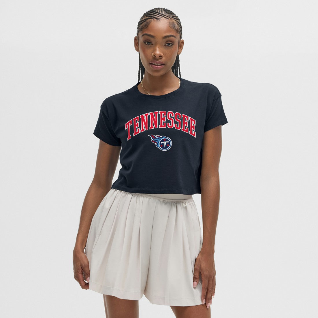 Tennessee Titans lululemon Women's Cates T-Shirt Navy | NFL