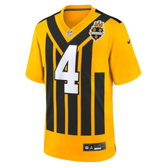 DK Metcalf Pittsburgh Steelers Alternate 1933 Throwback Game Jersey Gold | Nike for Sale
