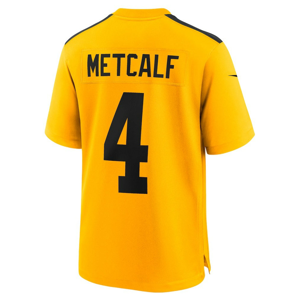 DK Metcalf Pittsburgh Steelers Alternate 1933 Throwback Game Jersey Gold | Nike for Sale