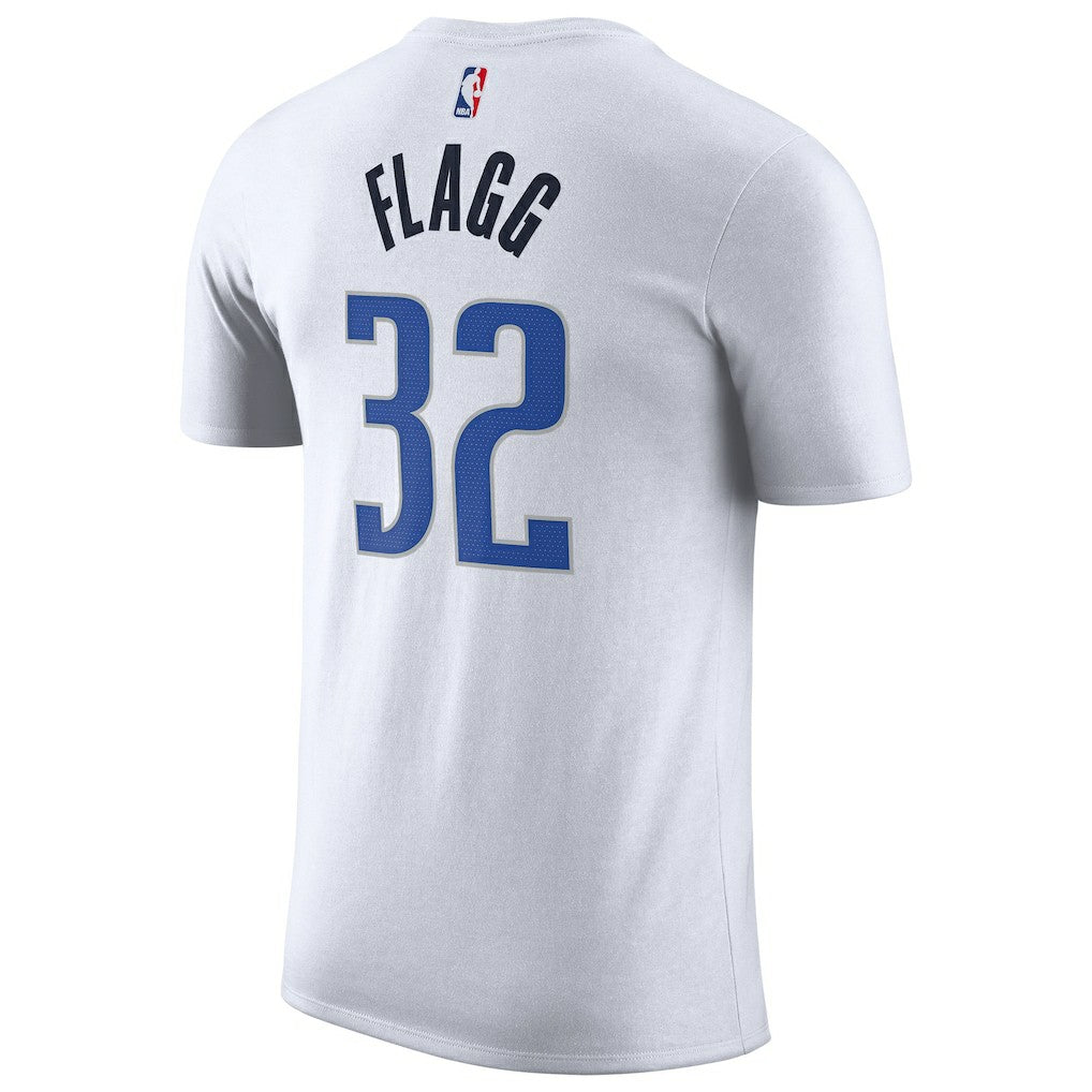 Cooper Flagg Dallas Mavericks 2025 NBA Draft First Round Pick Association Edition Name & Number T-Shirt White - NBA