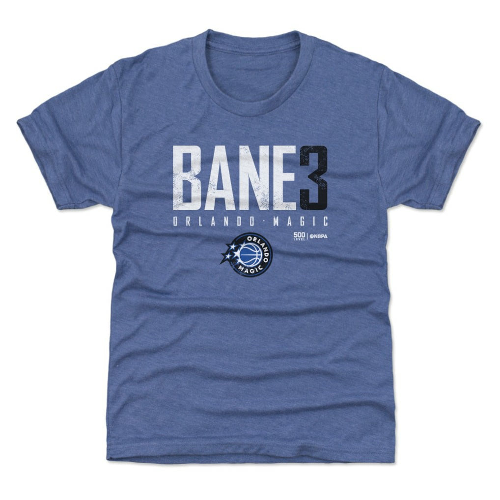 Desmond Bane Orlando Magic 500 Level Youth Elite Name & Number T-Shirt Heather Royal - NBA