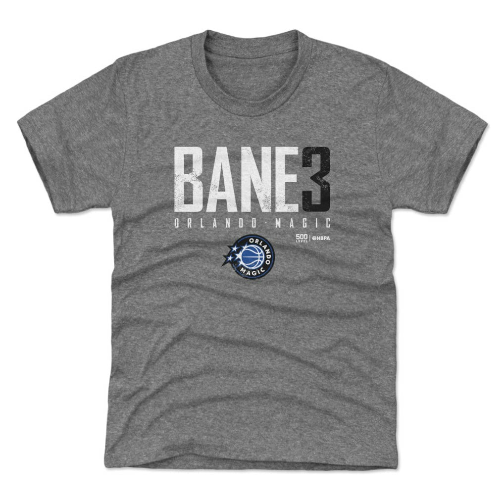 Desmond Bane Orlando Magic 500 Level Youth Elite Name & Number T-Shirt Heather Gray - NBA