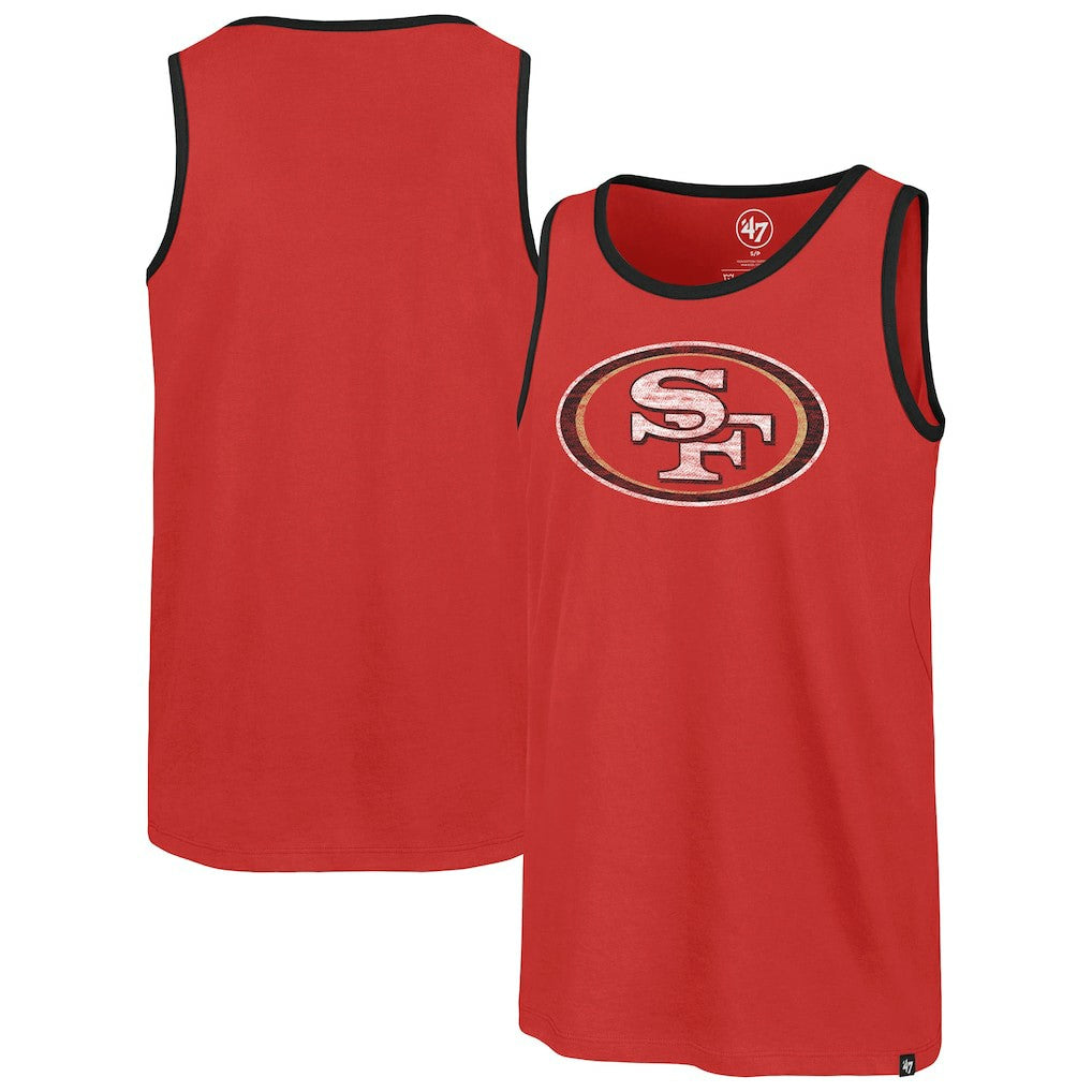 San Francisco 49ers '47 Premier Franklin Tank Top Scarlet | 47 brand