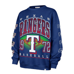 Texas Rangers '47 Women's Trendy Team Go Big Oversized Sweatshirt - MLB