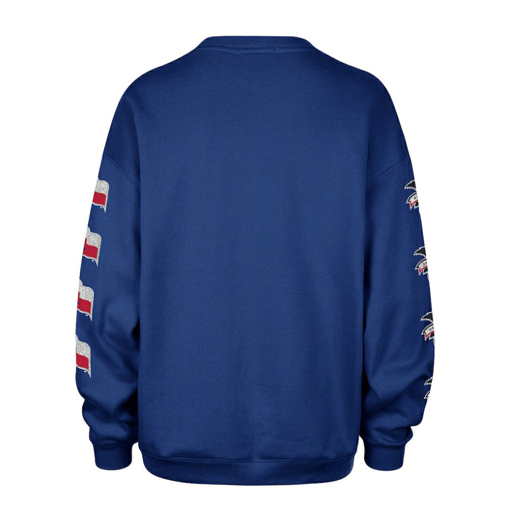Texas Rangers '47 Women's Trendy Team Go Big Oversized Sweatshirt - MLB