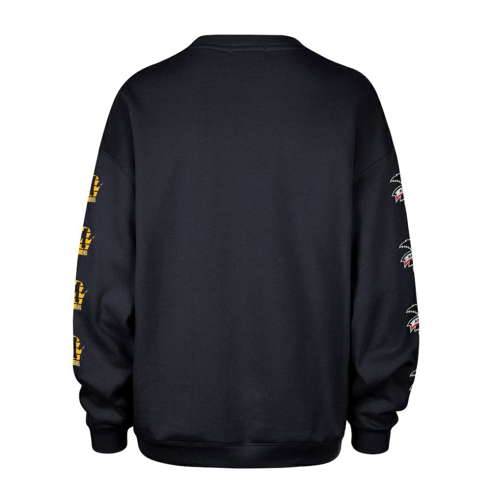 Milwaukee Brewers '47 Women's Trendy Team Go Big Oversized Sweatshirt - MLB