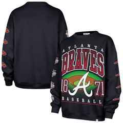 Atlanta Braves '47 Women's Trendy Team Go Big Oversized Sweatshirt - MLB