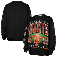 San Francisco Giants '47 Women's Trendy Team Go Big Oversized Sweatshirt - MLB