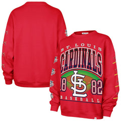 St. Louis Cardinals '47 Women's Trendy Team Go Big Oversized Sweatshirt - MLB