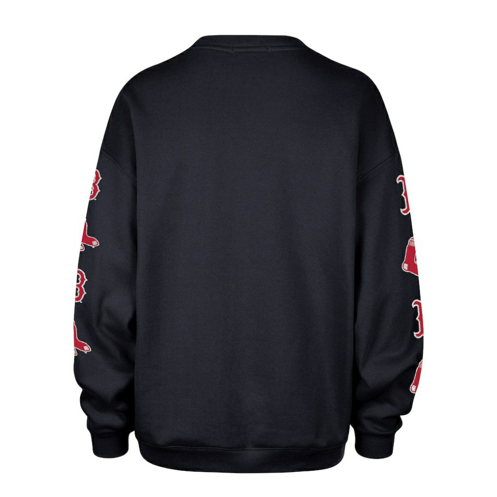 Boston Red Sox '47 Women's Trendy Team Go Big Oversized Sweatshirt - MLB
