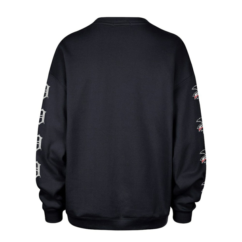 Detroit Tigers '47 Women's Trendy Team Go Big Oversized Sweatshirt - MLB
