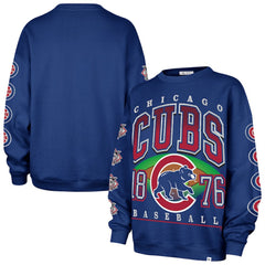 Chicago Cubs '47 Women's Trendy Team Go Big Oversized Sweatshirt - MLB