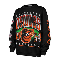 Baltimore Orioles '47 Women's Trendy Team Go Big Oversized Sweatshirt - MLB