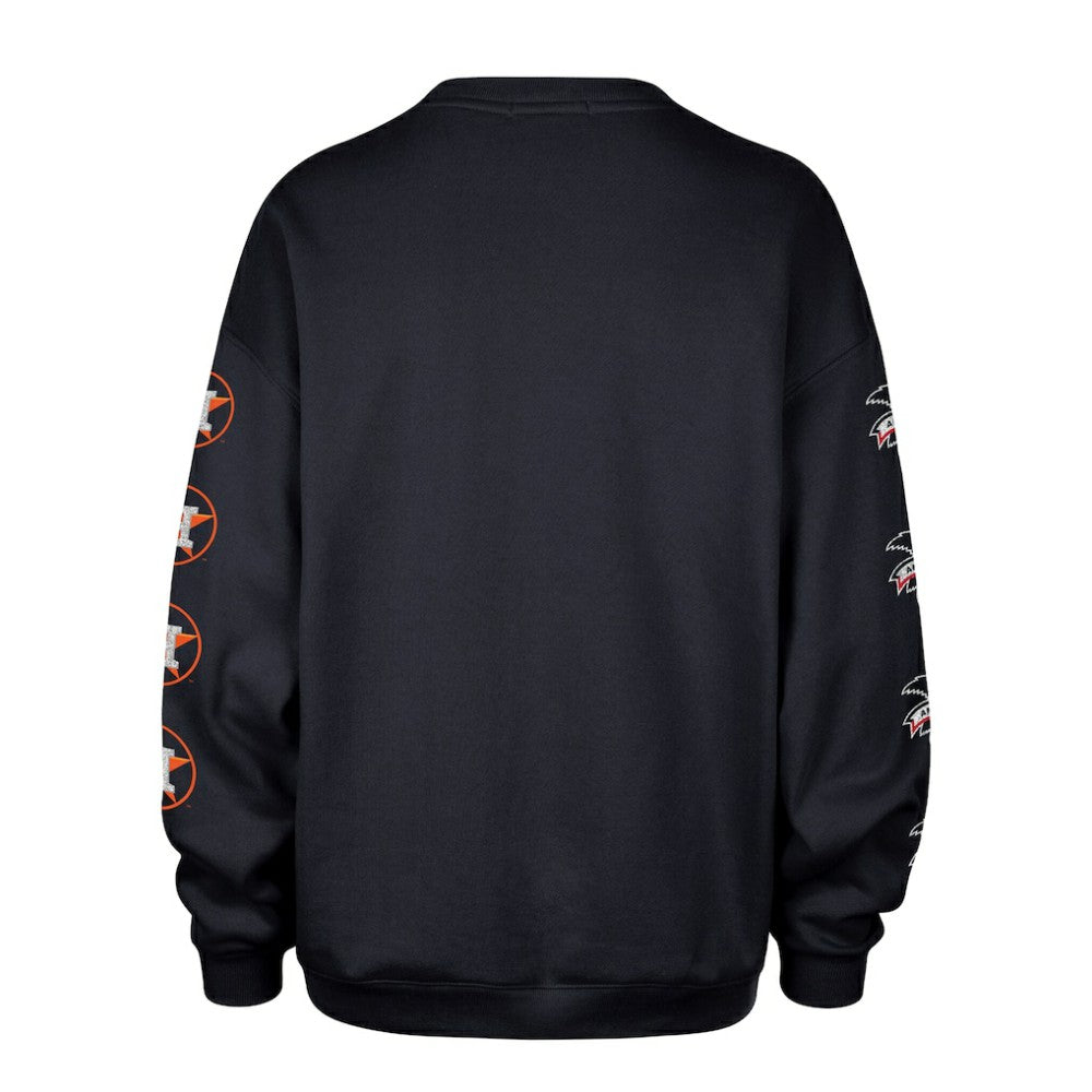Houston Astros '47 Women's Trendy Team Go Big Oversized Sweatshirt - MLB