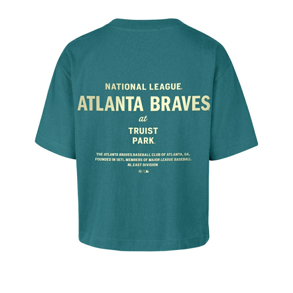 Atlanta Braves '47 Women's Contemporary Basics Leon City T-Shirt - MLB