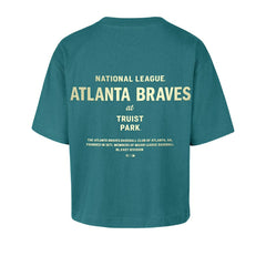 Atlanta Braves '47 Women's Contemporary Basics Leon City T-Shirt - MLB
