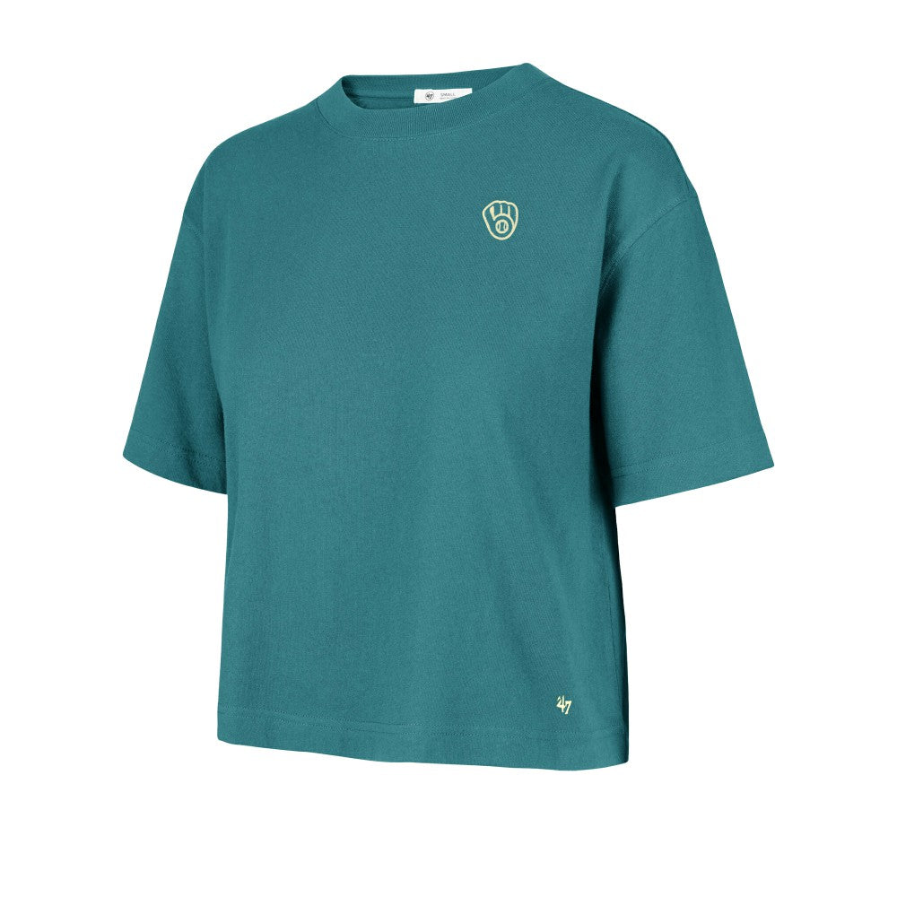 Milwaukee Brewers '47 Women's Contemporary Basics Leon City T-Shirt - MLB