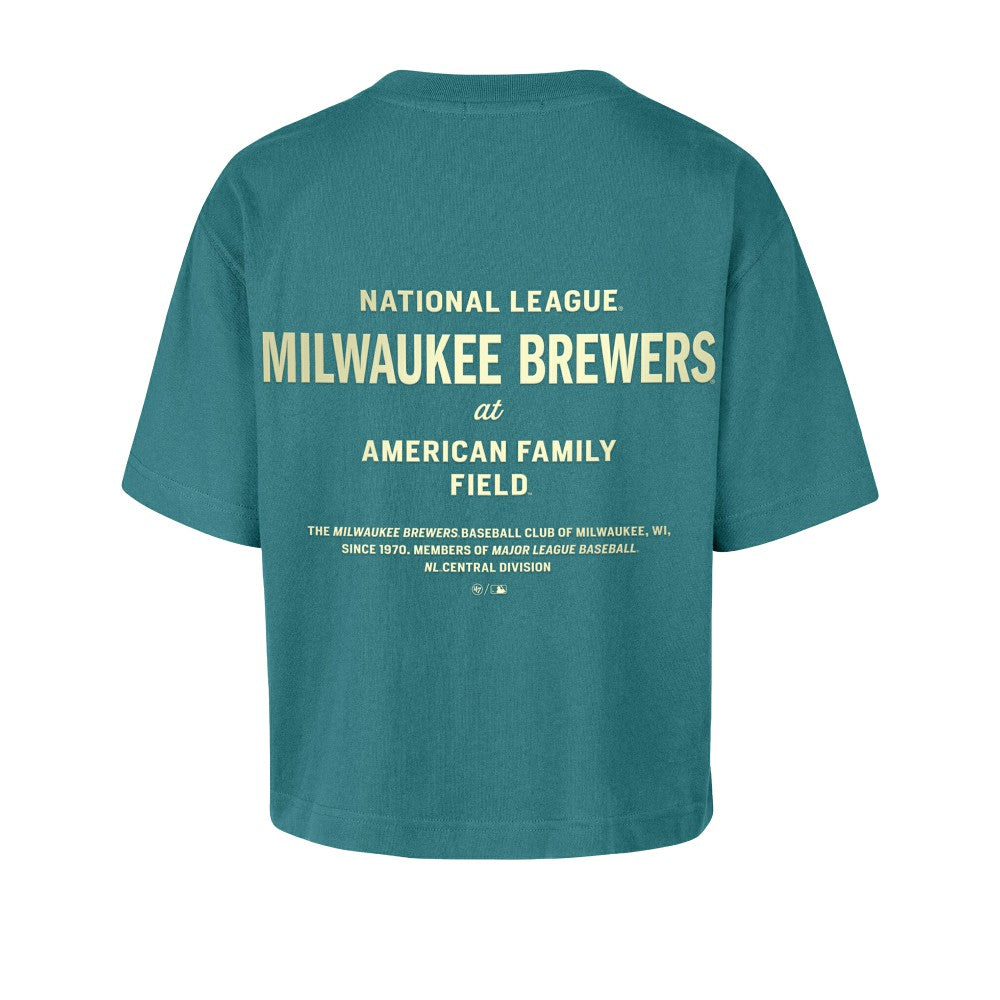 Milwaukee Brewers '47 Women's Contemporary Basics Leon City T-Shirt - MLB