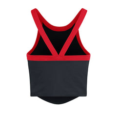 Atlanta Braves '47 Women's Trendy Team Rally Sporty Cropped Racerback Tank Top - MLB