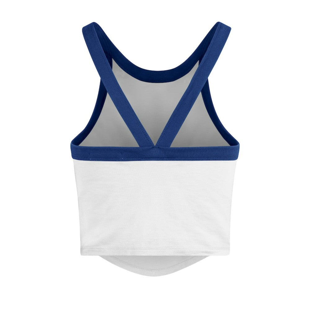 Los Angeles Dodgers '47 Women's Trendy Team Rally Sporty Cropped Racerback Tank Top - MLB