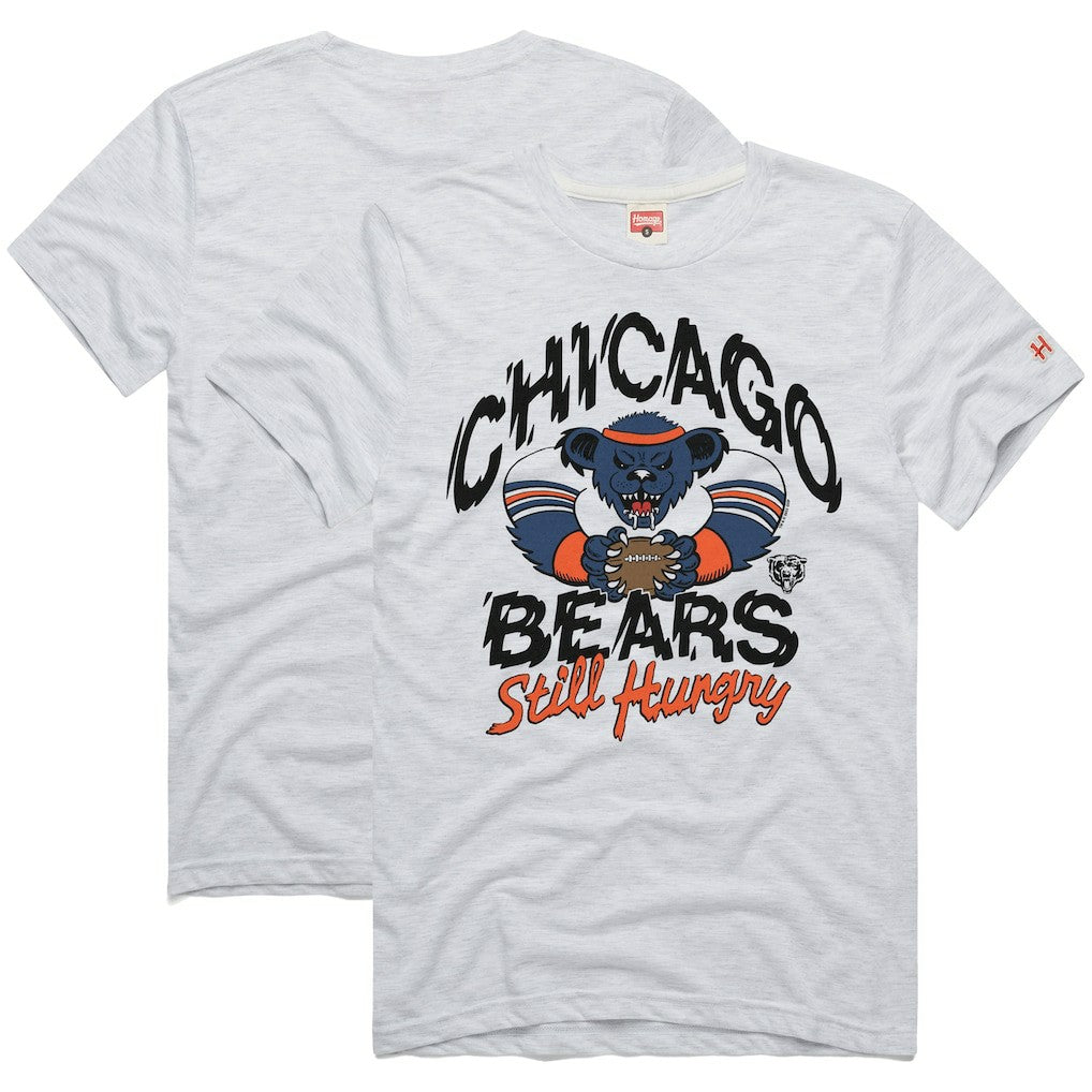 Chicago Bears Homage NFL x Grateful Dead Tri-Blend T-Shirt Ash | NFL