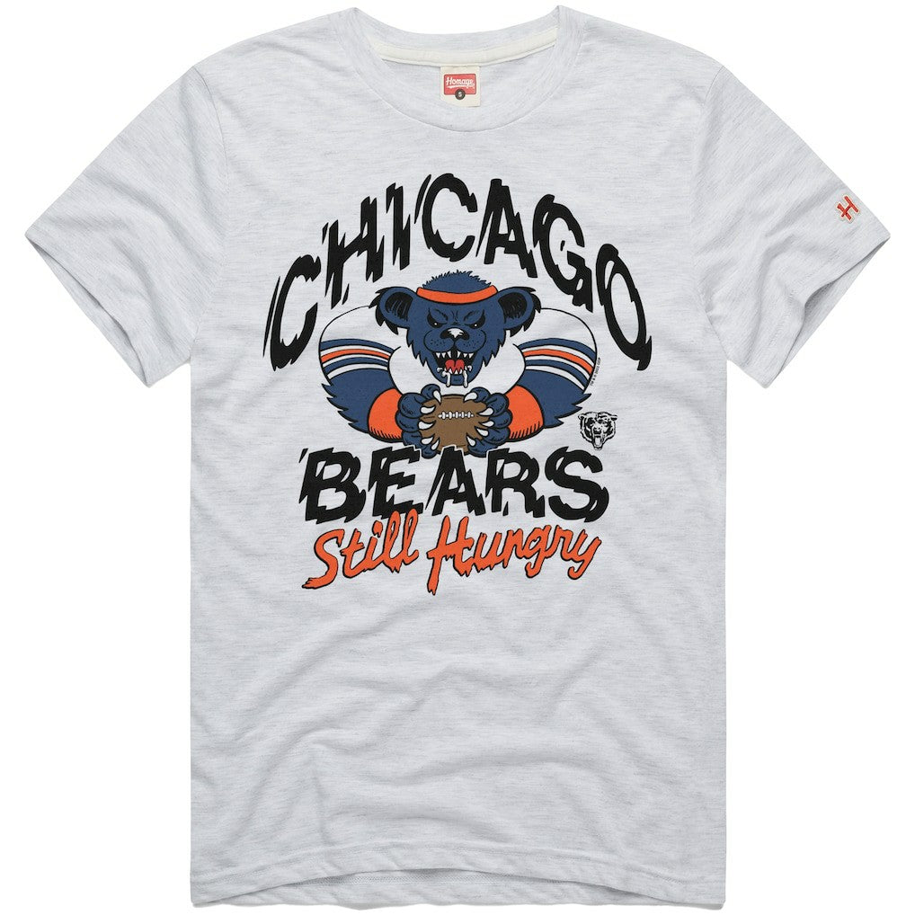 Chicago Bears Homage NFL x Grateful Dead Tri-Blend T-Shirt Ash | NFL