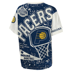 Indiana Pacers Outerstuff Youth Top Player All-Over-Print T-Shirt Cream - NBA