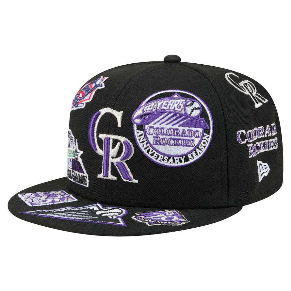 Colorado Rockies New Era All Over 59FIFTY Fitted Hat - MLB
