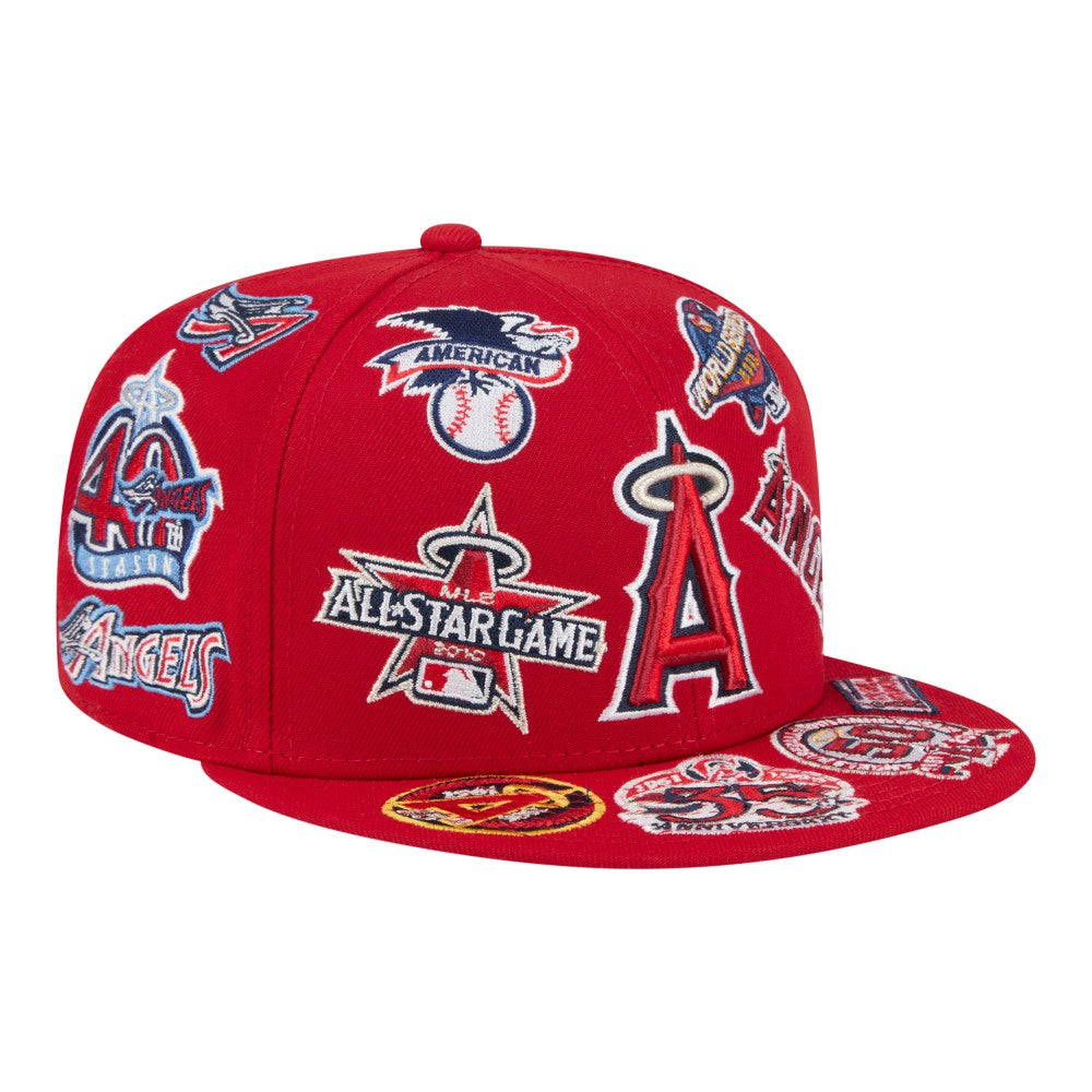 Los Angeles Angels New Era All Over 59FIFTY Fitted Hat - MLB