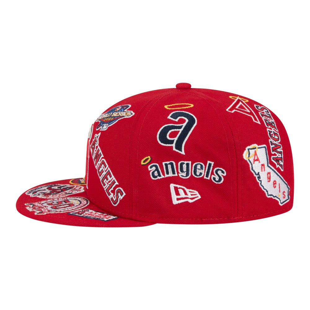 Los Angeles Angels New Era All Over 59FIFTY Fitted Hat - MLB