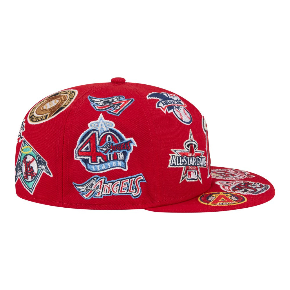 Los Angeles Angels New Era All Over 59FIFTY Fitted Hat - MLB