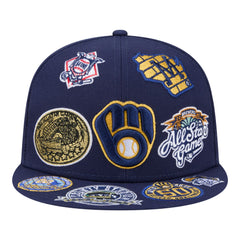 Milwaukee Brewers New Era All Over 59FIFTY Fitted Hat - MLB