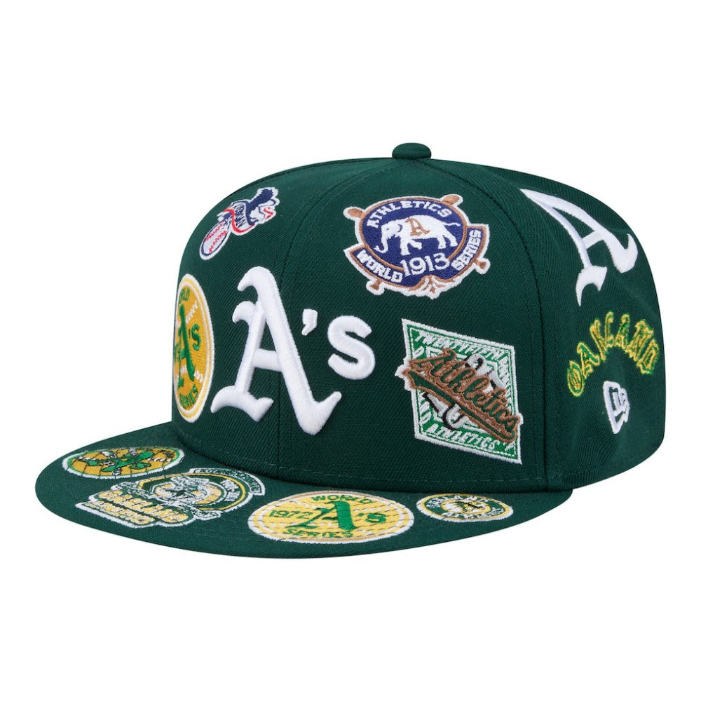 Athletics New Era All Over 59FIFTY Fitted Hat - MLB