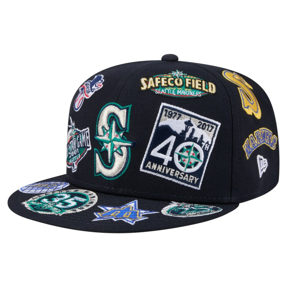 Seattle Mariners New Era All Over 59FIFTY Fitted Hat - MLB
