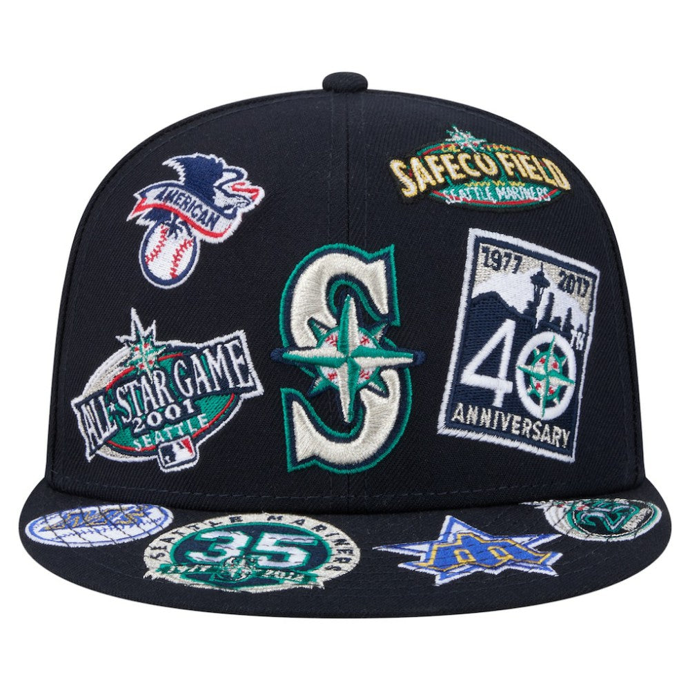 Seattle Mariners New Era All Over 59FIFTY Fitted Hat - MLB