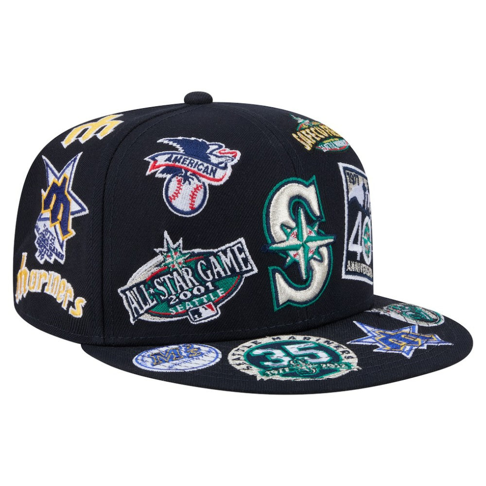 Seattle Mariners New Era All Over 59FIFTY Fitted Hat - MLB