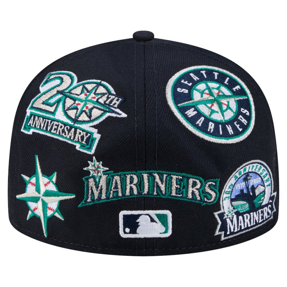 Seattle Mariners New Era All Over 59FIFTY Fitted Hat - MLB