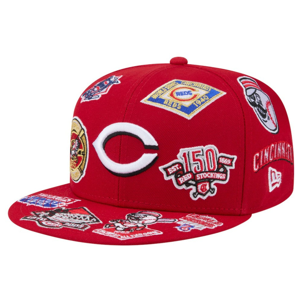 Cincinnati Reds New Era All Over 59FIFTY Fitted Hat - MLB