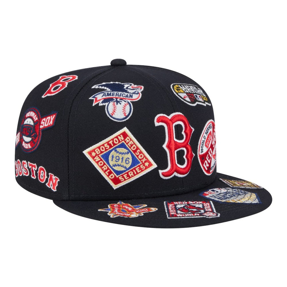 Boston Red Sox New Era All Over 59FIFTY Fitted Hat - MLB